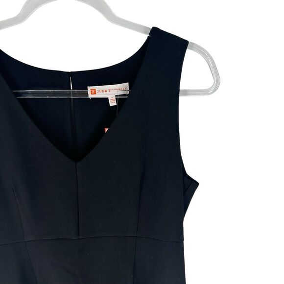 Jude Connally Dress Womens Medium Black Naomi Ponte Knit Sleeveless NEW $228 - Picture 11 of 16